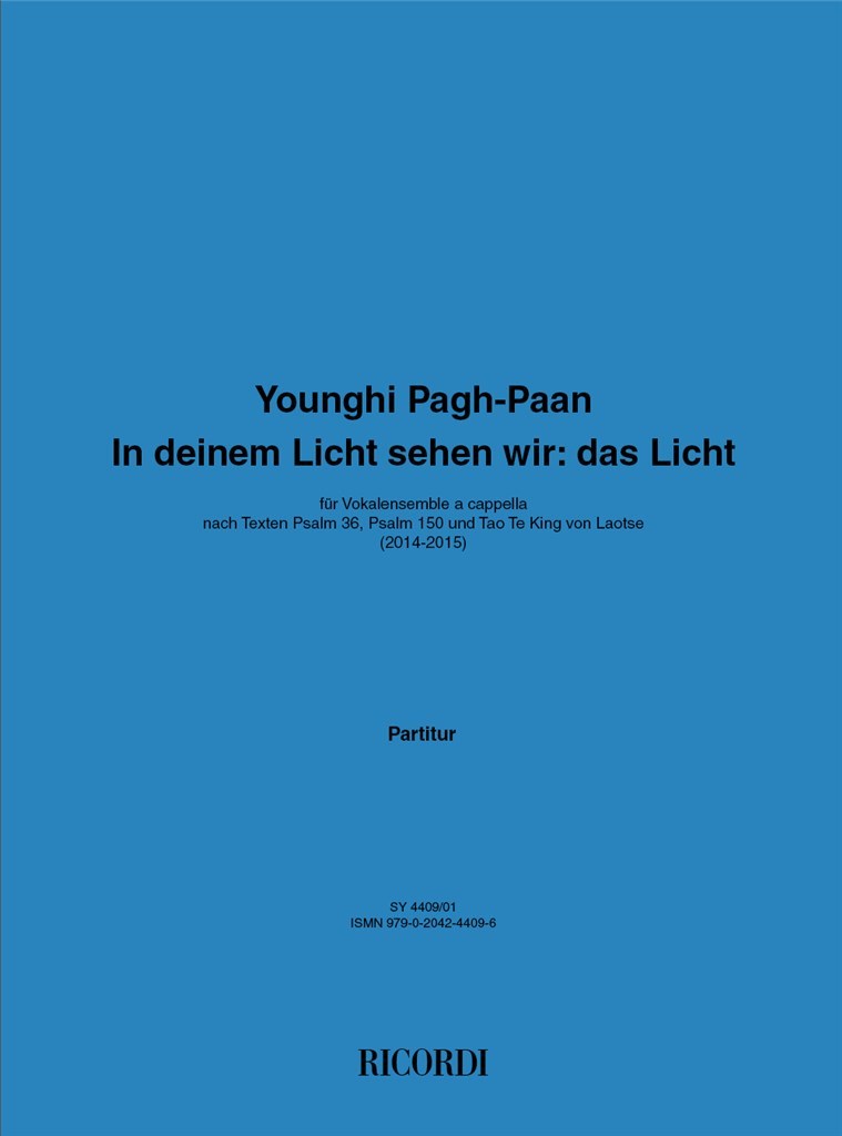 In deinem Licht sehen wir: das Licht